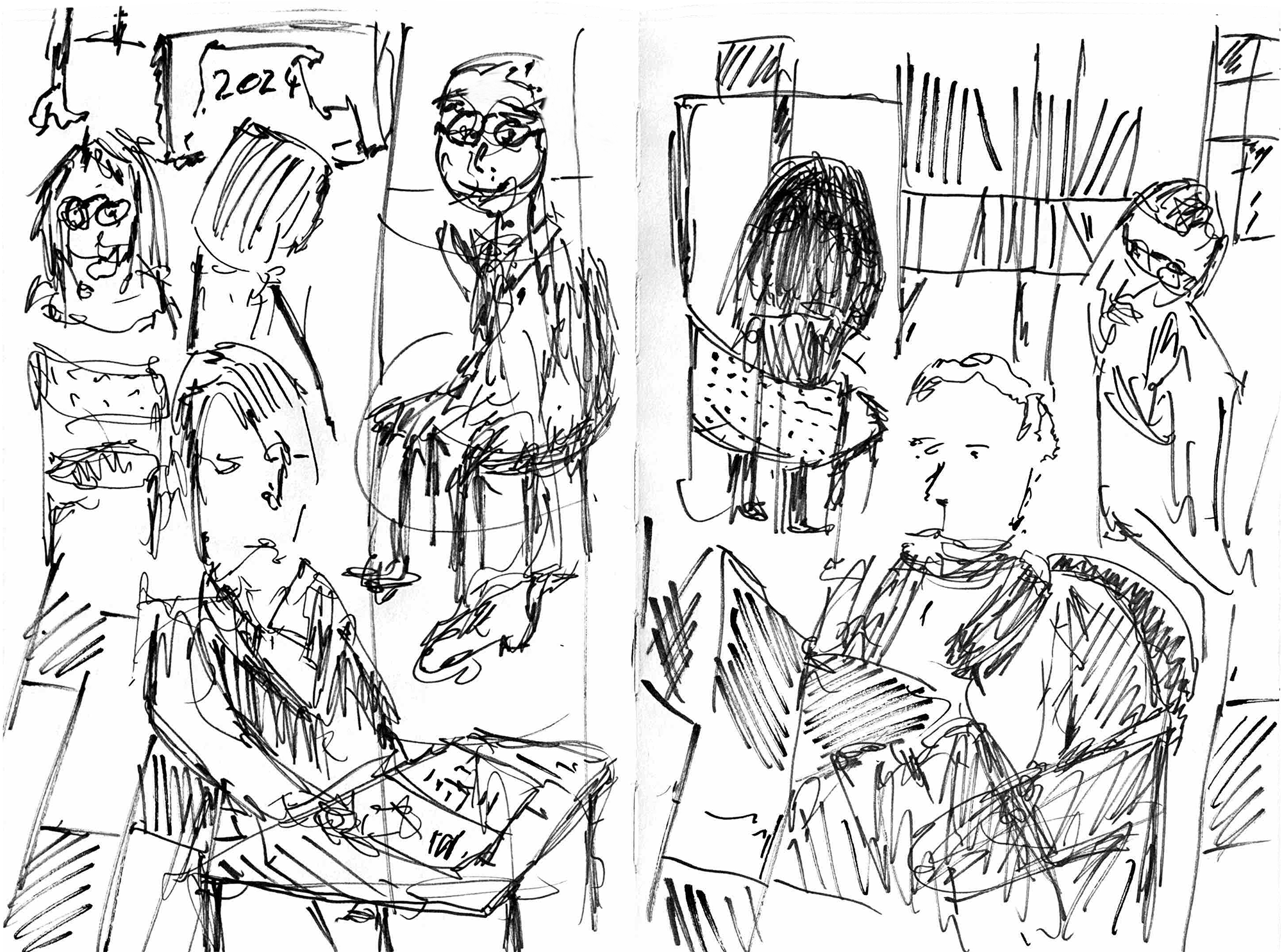 Illustration de groupe par Thomas Verdu